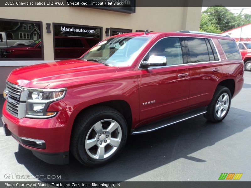 Crystal Red Tintcoat / Jet Black 2015 Chevrolet Tahoe LTZ 4WD