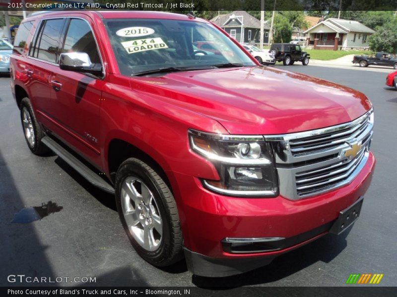 Crystal Red Tintcoat / Jet Black 2015 Chevrolet Tahoe LTZ 4WD