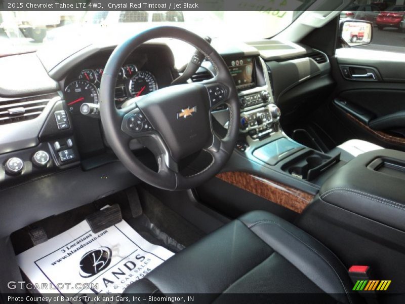 Crystal Red Tintcoat / Jet Black 2015 Chevrolet Tahoe LTZ 4WD