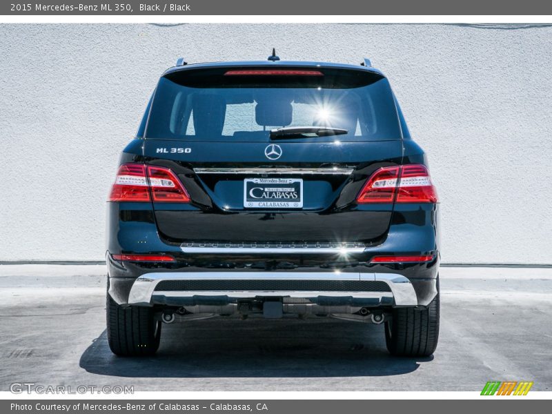 Black / Black 2015 Mercedes-Benz ML 350