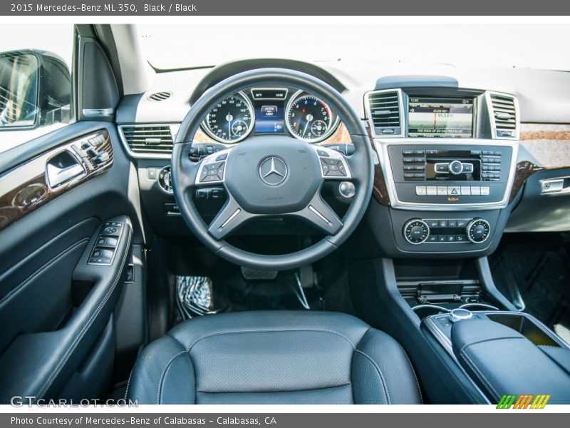 Black / Black 2015 Mercedes-Benz ML 350