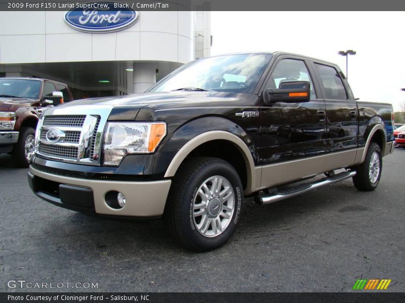 Black / Camel/Tan 2009 Ford F150 Lariat SuperCrew