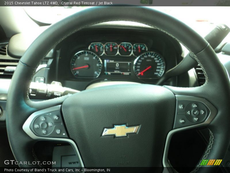 Crystal Red Tintcoat / Jet Black 2015 Chevrolet Tahoe LTZ 4WD