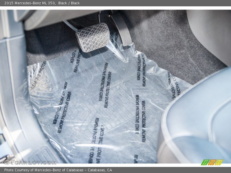 Black / Black 2015 Mercedes-Benz ML 350