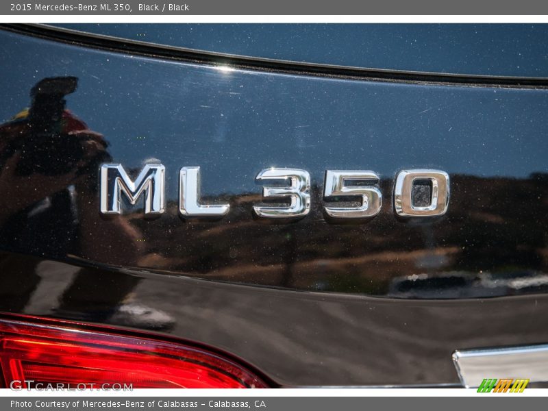 Black / Black 2015 Mercedes-Benz ML 350