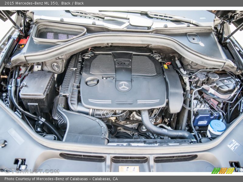 Black / Black 2015 Mercedes-Benz ML 350
