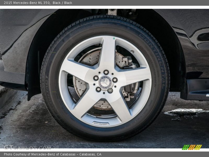 Black / Black 2015 Mercedes-Benz ML 350