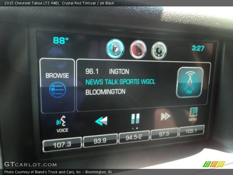 Crystal Red Tintcoat / Jet Black 2015 Chevrolet Tahoe LTZ 4WD