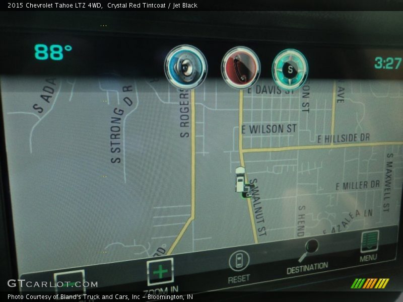 Crystal Red Tintcoat / Jet Black 2015 Chevrolet Tahoe LTZ 4WD