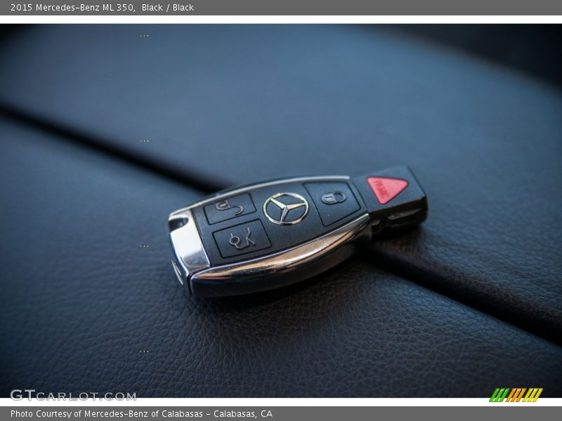 Black / Black 2015 Mercedes-Benz ML 350