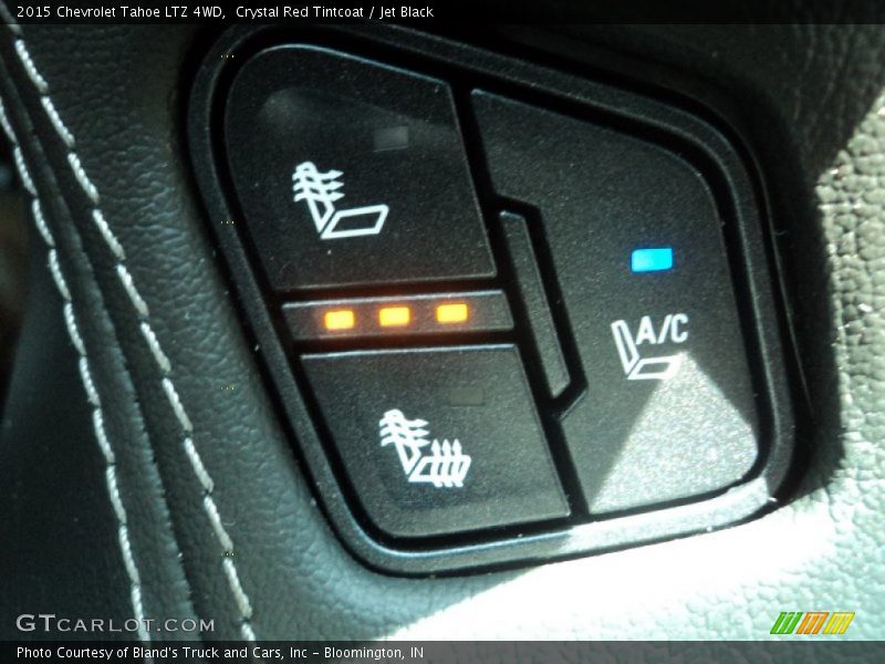 Crystal Red Tintcoat / Jet Black 2015 Chevrolet Tahoe LTZ 4WD