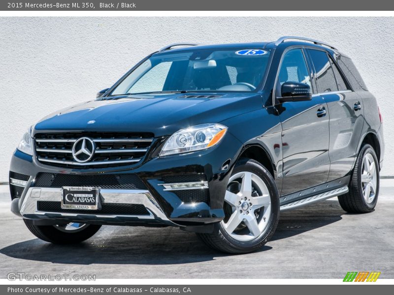 Black / Black 2015 Mercedes-Benz ML 350