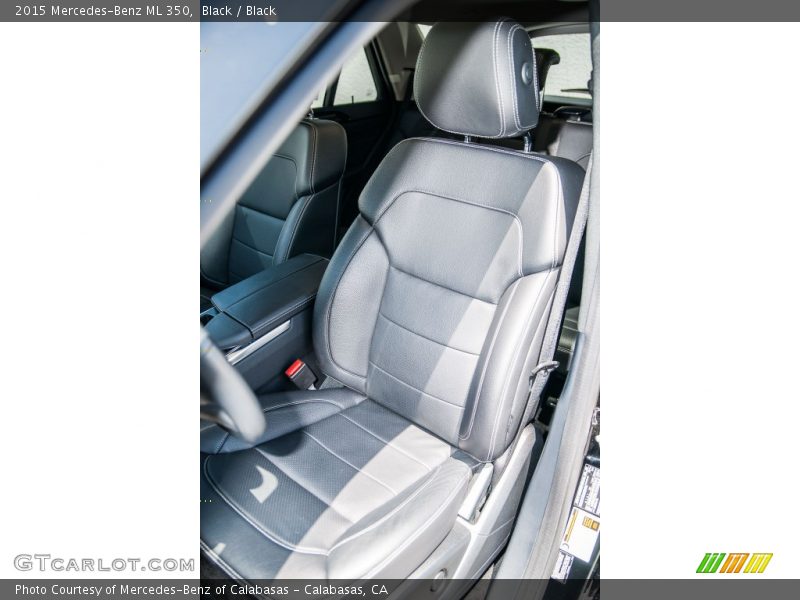 Black / Black 2015 Mercedes-Benz ML 350