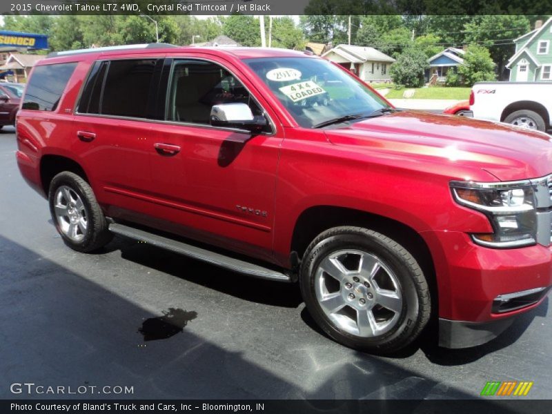 Crystal Red Tintcoat / Jet Black 2015 Chevrolet Tahoe LTZ 4WD