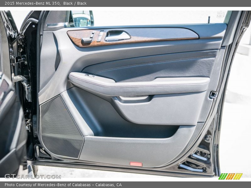 Black / Black 2015 Mercedes-Benz ML 350