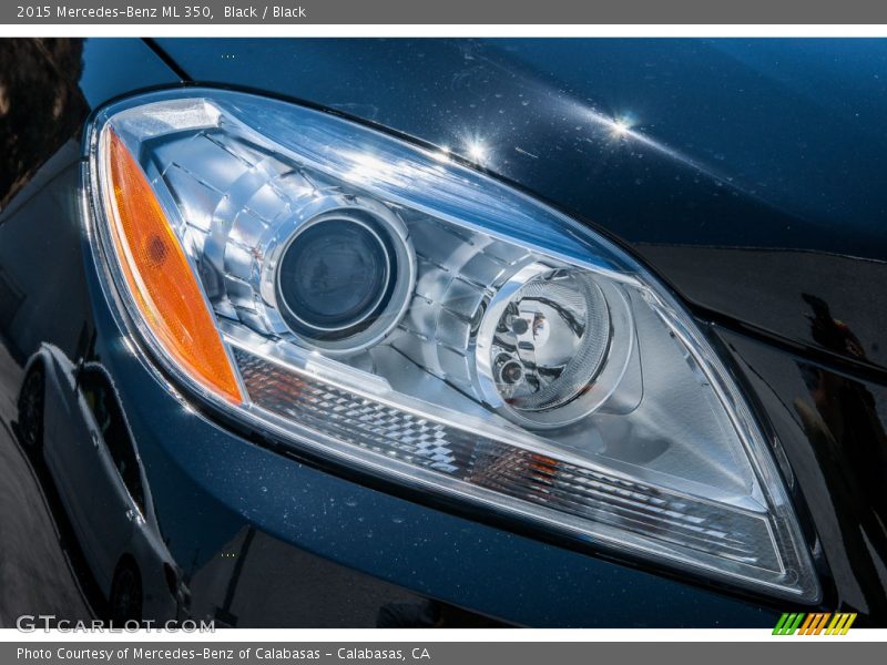Black / Black 2015 Mercedes-Benz ML 350