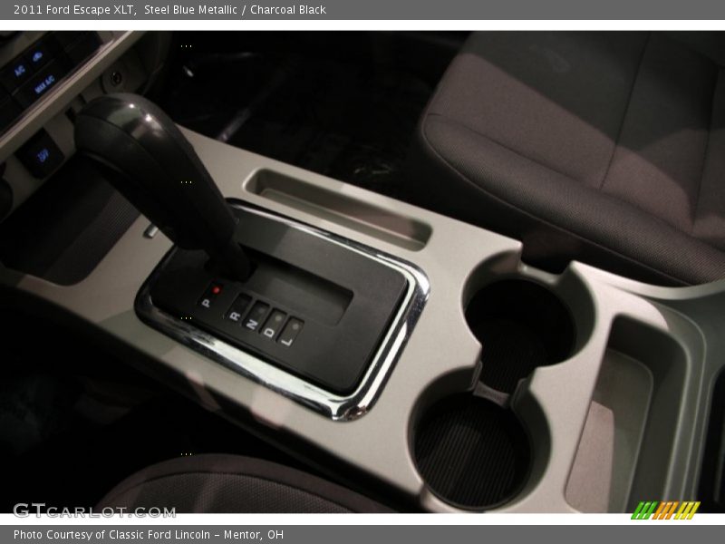 Steel Blue Metallic / Charcoal Black 2011 Ford Escape XLT