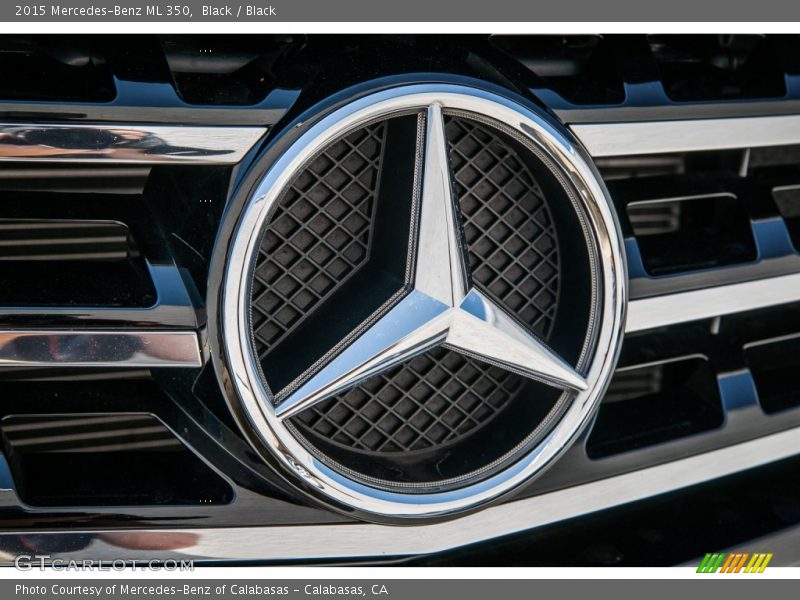 Black / Black 2015 Mercedes-Benz ML 350
