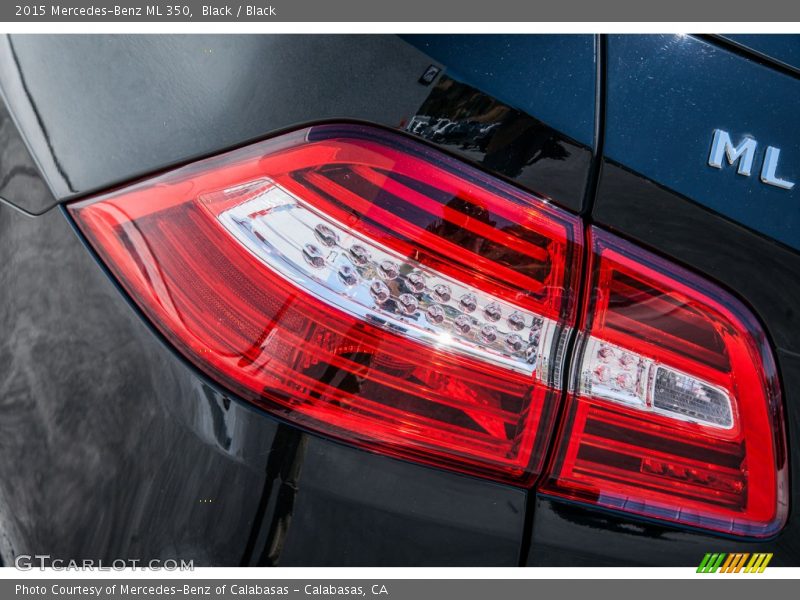 Black / Black 2015 Mercedes-Benz ML 350