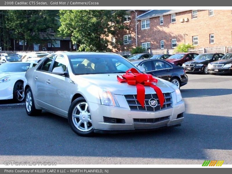 Gold Mist / Cashmere/Cocoa 2008 Cadillac CTS Sedan