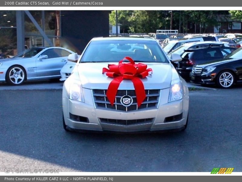 Gold Mist / Cashmere/Cocoa 2008 Cadillac CTS Sedan