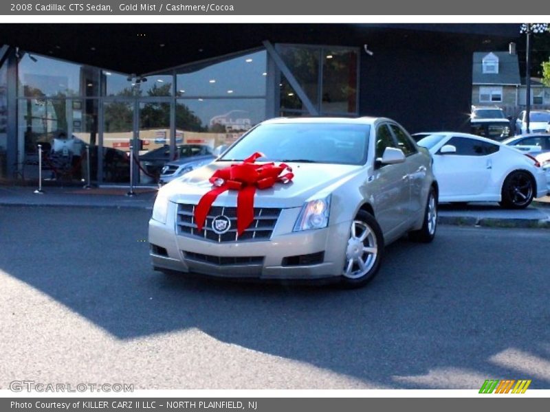 Gold Mist / Cashmere/Cocoa 2008 Cadillac CTS Sedan