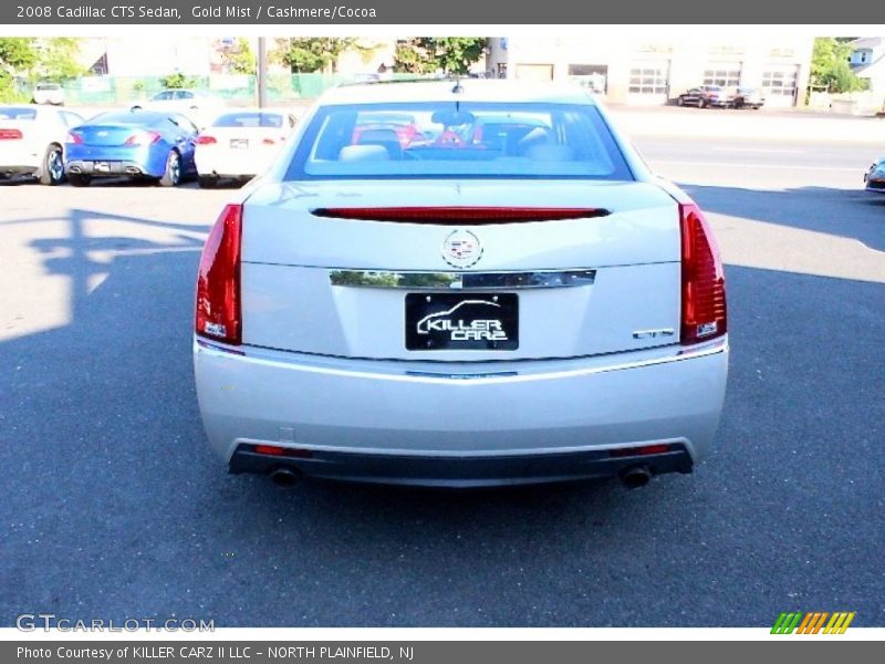 Gold Mist / Cashmere/Cocoa 2008 Cadillac CTS Sedan