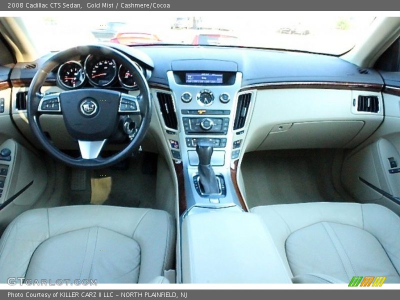 Gold Mist / Cashmere/Cocoa 2008 Cadillac CTS Sedan