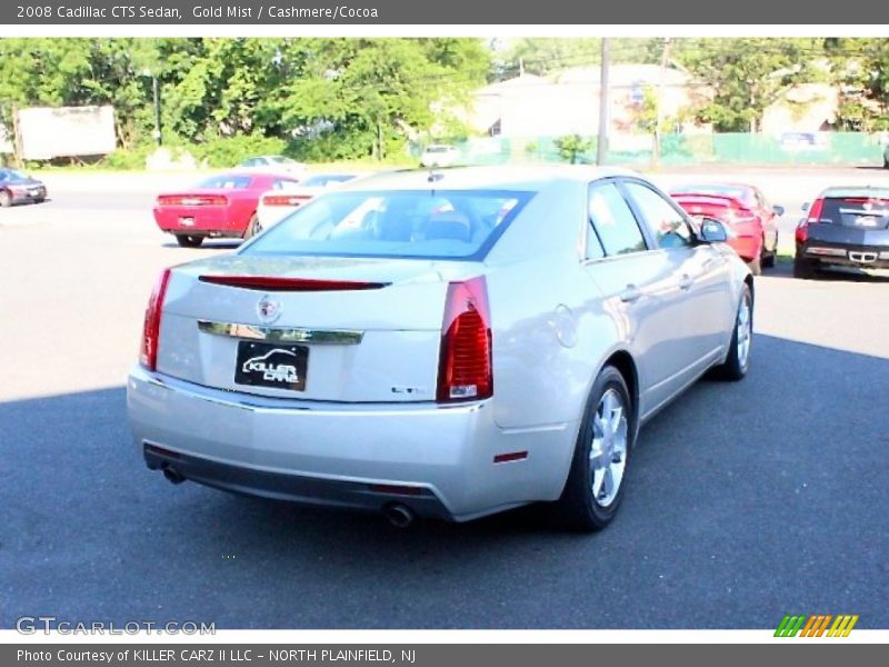 Gold Mist / Cashmere/Cocoa 2008 Cadillac CTS Sedan