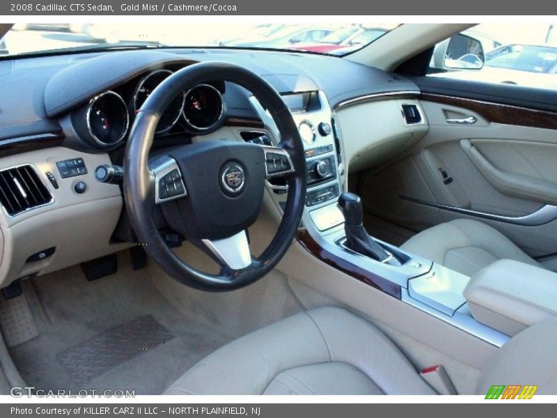 Gold Mist / Cashmere/Cocoa 2008 Cadillac CTS Sedan