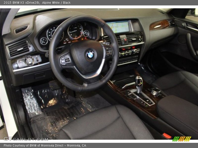 Alpine White / Black 2015 BMW X3 xDrive28i