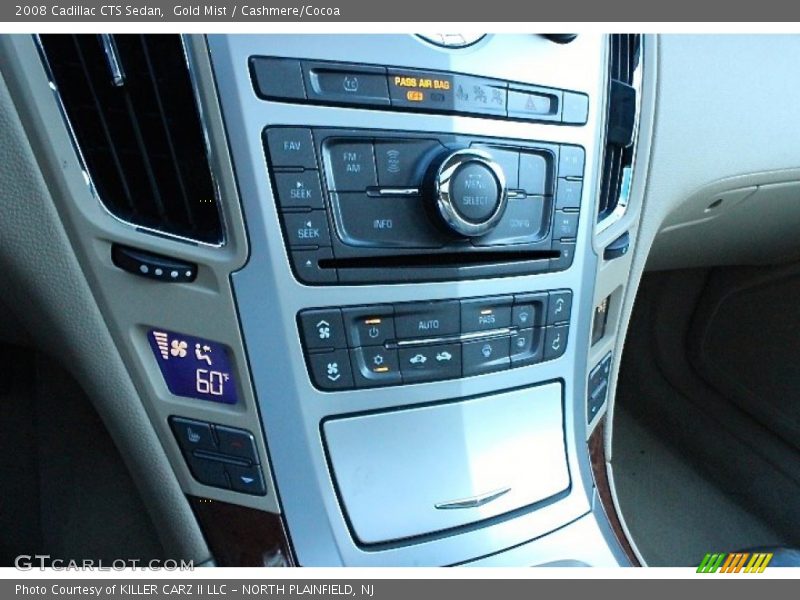 Gold Mist / Cashmere/Cocoa 2008 Cadillac CTS Sedan