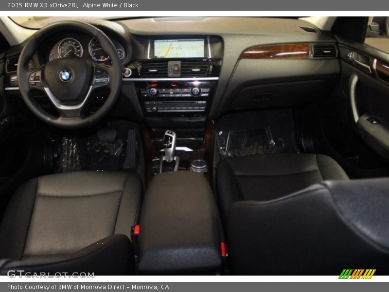Alpine White / Black 2015 BMW X3 xDrive28i