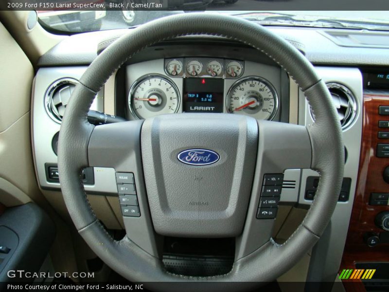 Black / Camel/Tan 2009 Ford F150 Lariat SuperCrew
