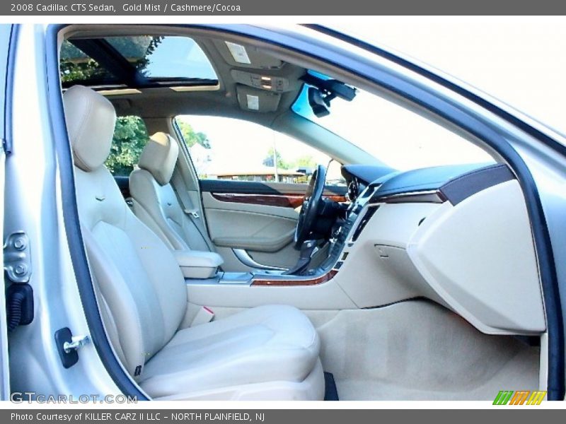 Gold Mist / Cashmere/Cocoa 2008 Cadillac CTS Sedan