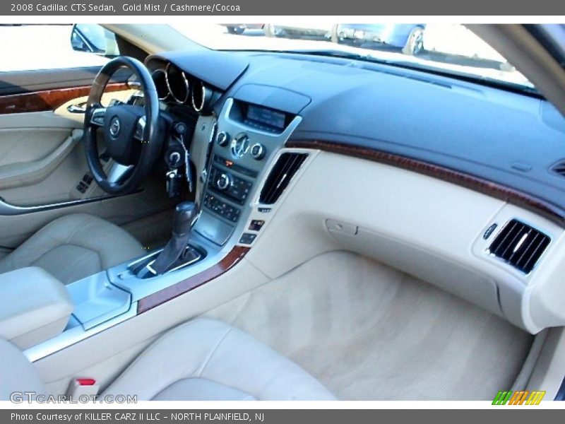 Gold Mist / Cashmere/Cocoa 2008 Cadillac CTS Sedan