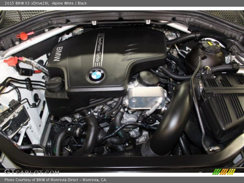 Alpine White / Black 2015 BMW X3 xDrive28i