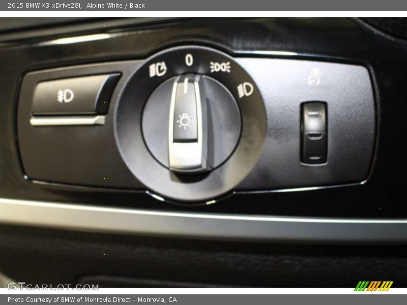 Alpine White / Black 2015 BMW X3 xDrive28i