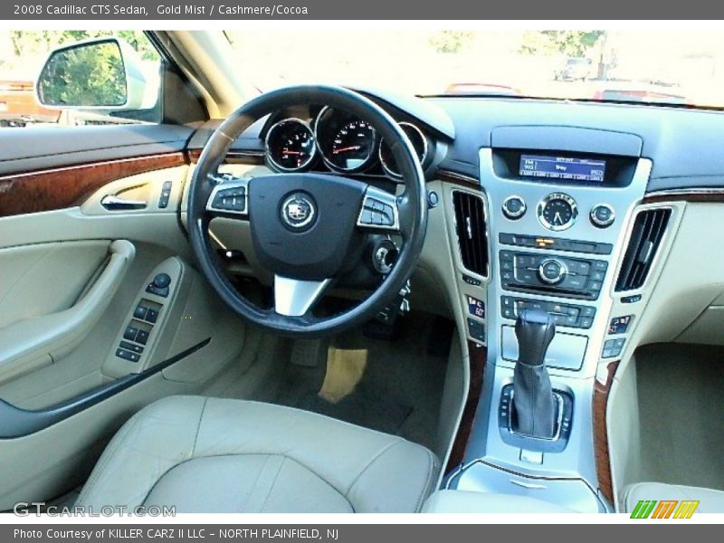 Gold Mist / Cashmere/Cocoa 2008 Cadillac CTS Sedan