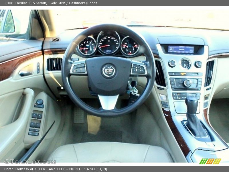 Gold Mist / Cashmere/Cocoa 2008 Cadillac CTS Sedan