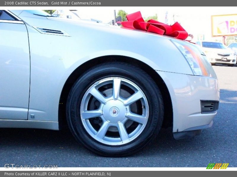 Gold Mist / Cashmere/Cocoa 2008 Cadillac CTS Sedan