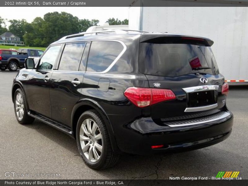 Dark Currant / Graphite 2012 Infiniti QX 56