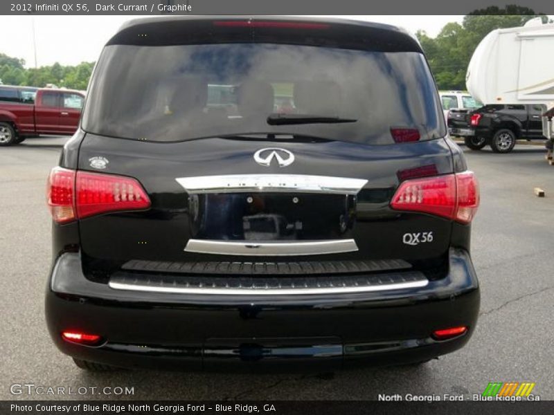 Dark Currant / Graphite 2012 Infiniti QX 56