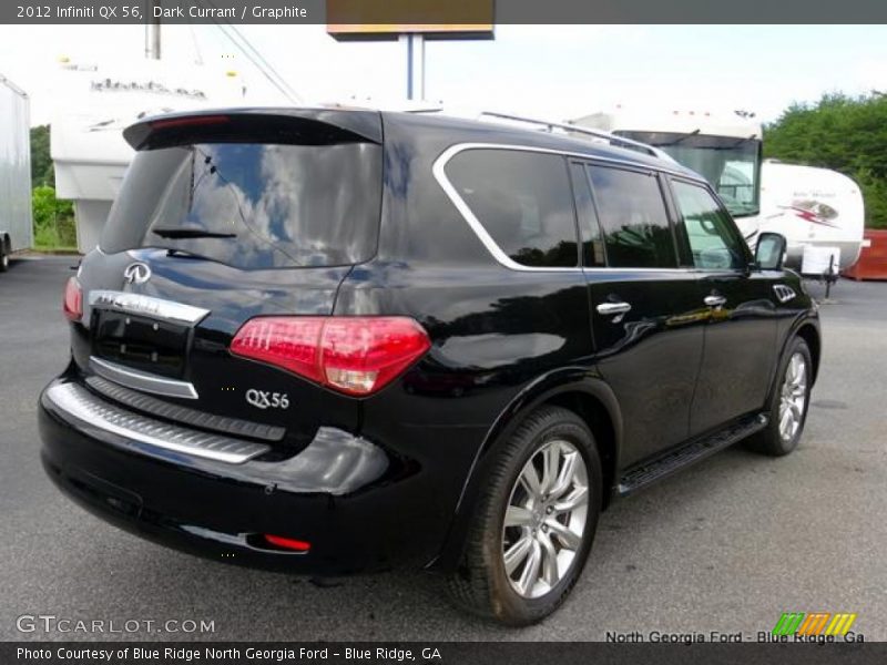 Dark Currant / Graphite 2012 Infiniti QX 56