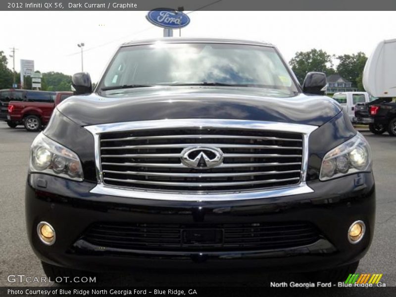 Dark Currant / Graphite 2012 Infiniti QX 56
