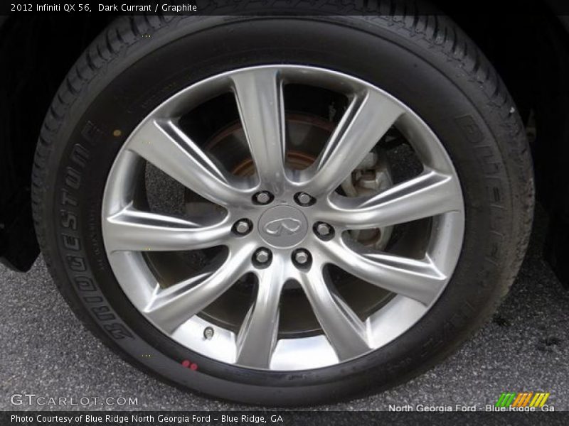 Dark Currant / Graphite 2012 Infiniti QX 56