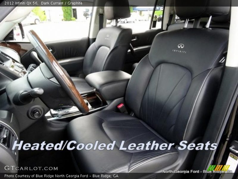 Dark Currant / Graphite 2012 Infiniti QX 56