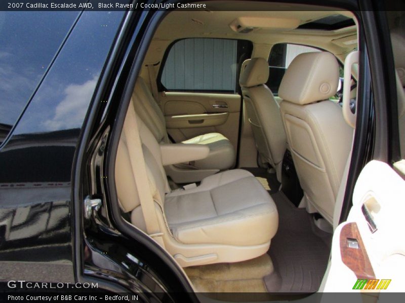 Black Raven / Cocoa/Light Cashmere 2007 Cadillac Escalade AWD