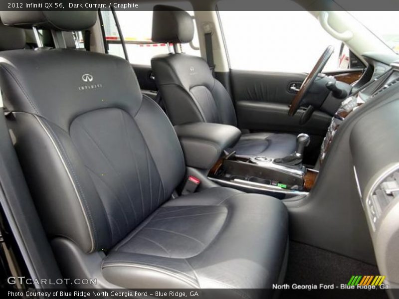 Dark Currant / Graphite 2012 Infiniti QX 56