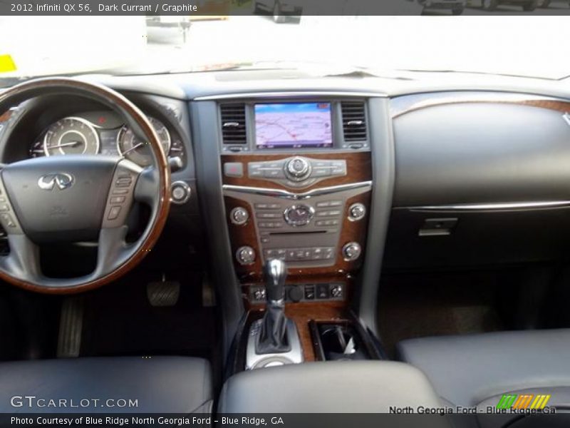Dark Currant / Graphite 2012 Infiniti QX 56
